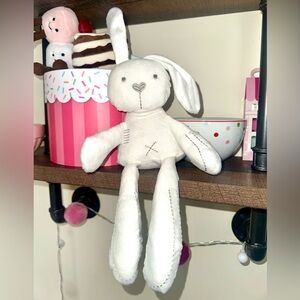 NWT! White Bunny Plushie